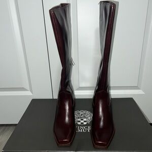 Vince Camuto Mahogany Sangeti Wide Calf boots